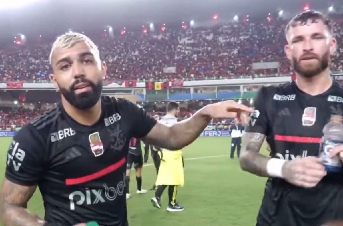 ASSUMIDOS? GABIGOL BRINCA COM LÉO PEREIRA DO FLAMENGO: ''KAROLINO''